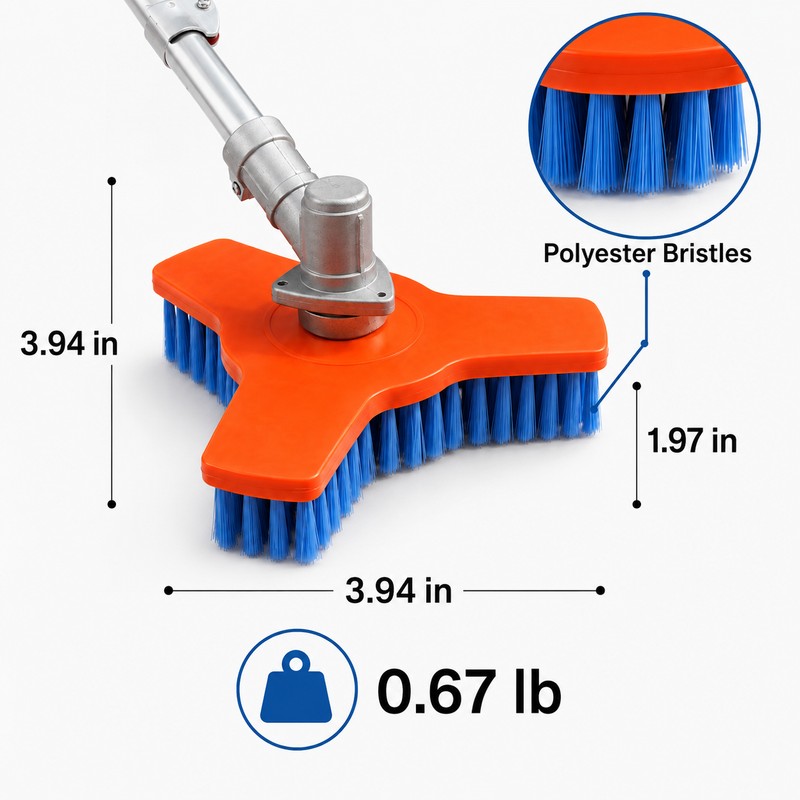 3T Design Lawn Mower Cleaning Brush – Professional Mower Deck