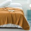 Lightweight Bamboo Waffle Blanket 108x90 - Elegant Cool Touch for