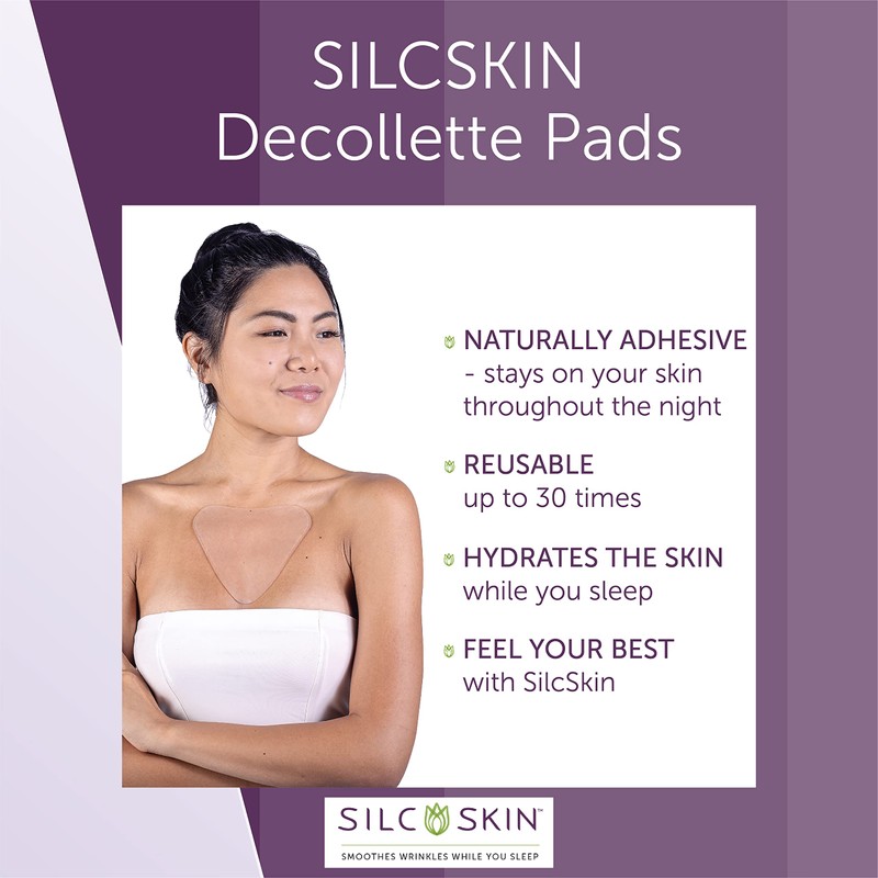 Calvette Cosmetics Decollette Chest Pads Skin Color