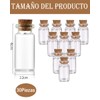 Genérico: 30 Frascos De Vidrio Con Tapa Pequeños, Tarros De