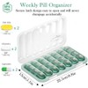 Weekly Pill Box 7 Day, Pill Organiser, Pill Box with