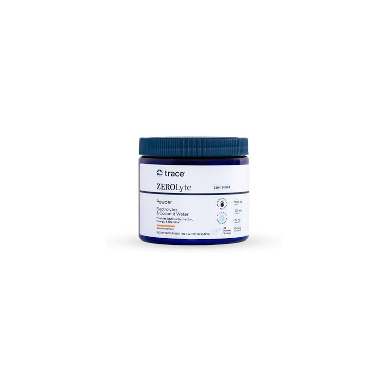 Trace Minerals zerolyte canister electrolitos en polvo 45 servicios sabor