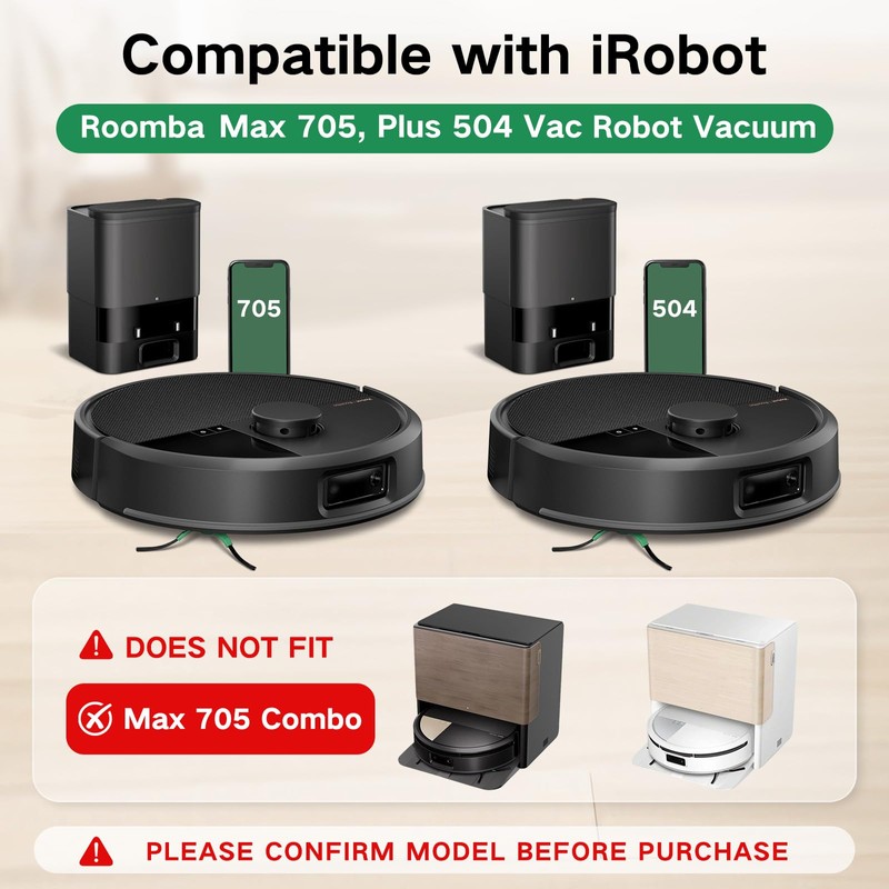 Replacement Parts for Roomba Max 705, Plus 504, Max 705
