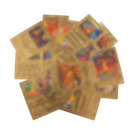 XPJBKC 55 Pieces Anime Cards, Trading Card Set, Cards Anime, Gold Card Game, Ultra Rare Card Bundle Guaranteed, Gold Collection Cards for Fans, Children and Adults