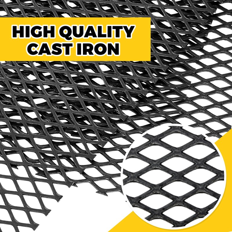 Gisafai 7 Gauge 1'' x 1/2'' Steel Expanded Metal Sheet