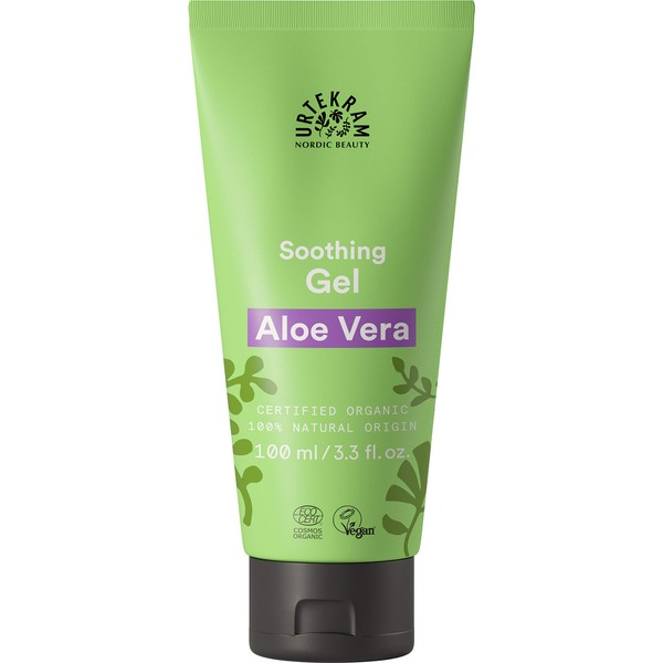 Urtekram Gel - Aloe Vera - All Skin Types - Vegan, Organic, Natural Origin, 100 ml