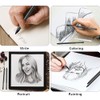 Yeenao Charcoal Pencils Set,6 Pieces Charcoal Pencils and Sticks Set