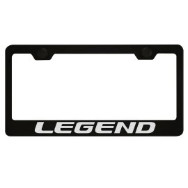 MVP Black License Plate Frame For Acura Legend