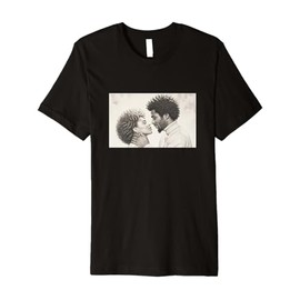 Black Love - 70s 80s 90s Melanin Tee Soul & Afro Glory Premium T-Shirt