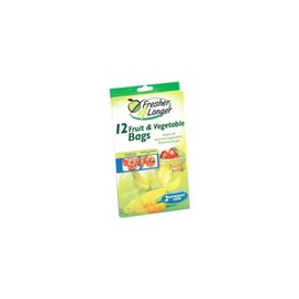 Vsorce4u 12 x 2 Different Size Fruit & Vegetable Bags Resealable Reusable Fruit & Vegetable Storage Bags