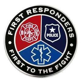 First Responders First to Fight Lapel Pin - 1 Piece