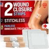 Emergency Wound Closure Strips - 2pk - Laceration Closure Kit