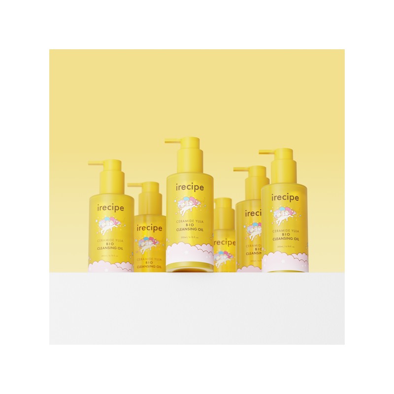 iRecipe 콜라보 세라마이드 유자 바이오 클렌징 오일 200ml+20ml+헤어핀굿즈 Collaborative Ceramide