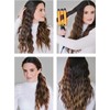 Alure Three Barrel Curling Iron Wand with LCD Temperature Display