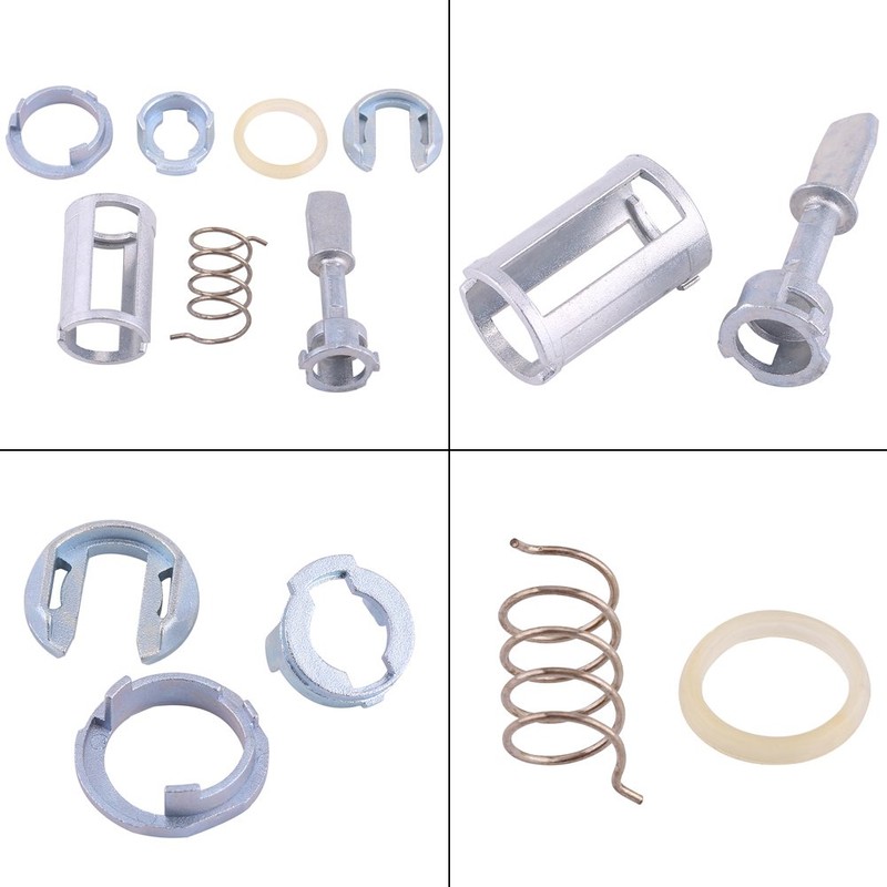 Qiilu Lock Repair Kit, Door Lock Cylinder Repair Kit Front
