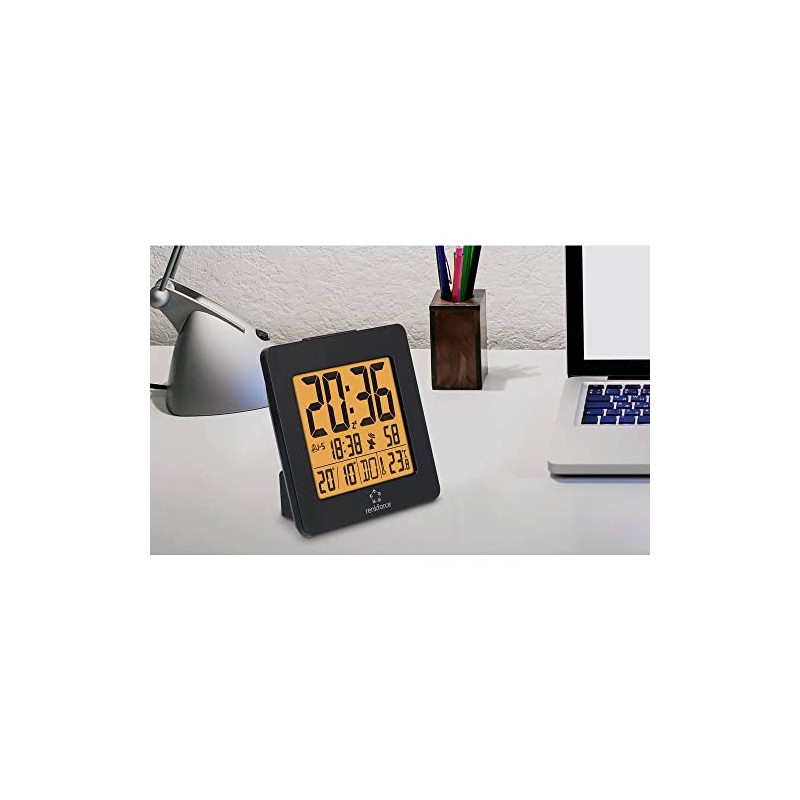 Renkforce 1383425 Funk Wecker Schwarz Alarmzeiten 2