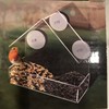 FineLife Window BIrd Feeder Large Food Tray and Suction Cup