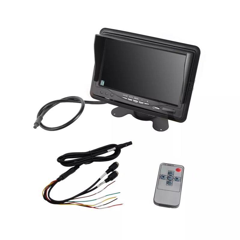 Red Wolf 7" Screen Monitor For Car Rear View Reverse