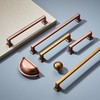Khtumeware 10 Pack 6-1/4 Inch Hole Center Antique Copper Cabinet