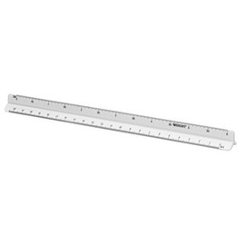 Westcott E-10163 00 Reduction Scale Architect 1, Plastic, 30 cm, White