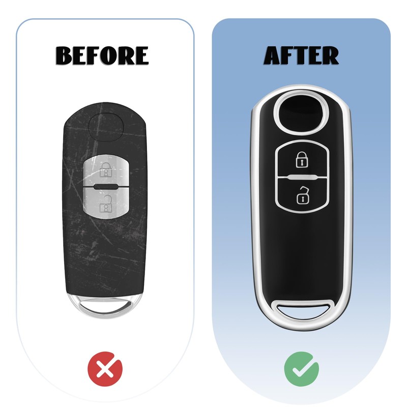 OFF WE GO Key Case for Mazda Car Key Case