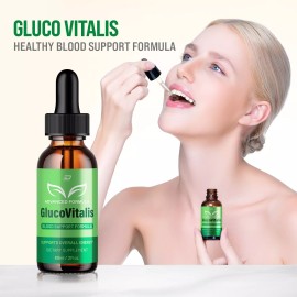 Gluco Vitalis (3 Pack) Gluco Vitalis Healthy Formula - GlucoVitalis All Natural Healthy Levels