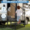 RV Steps w/Dual Handrails, 2 Step Spa Hot Tub Steps