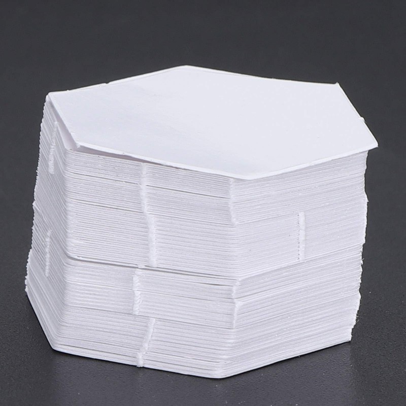 100Pcs Hexagon Shape Paper Quilting Template Polygon Paper Quilting Templates
