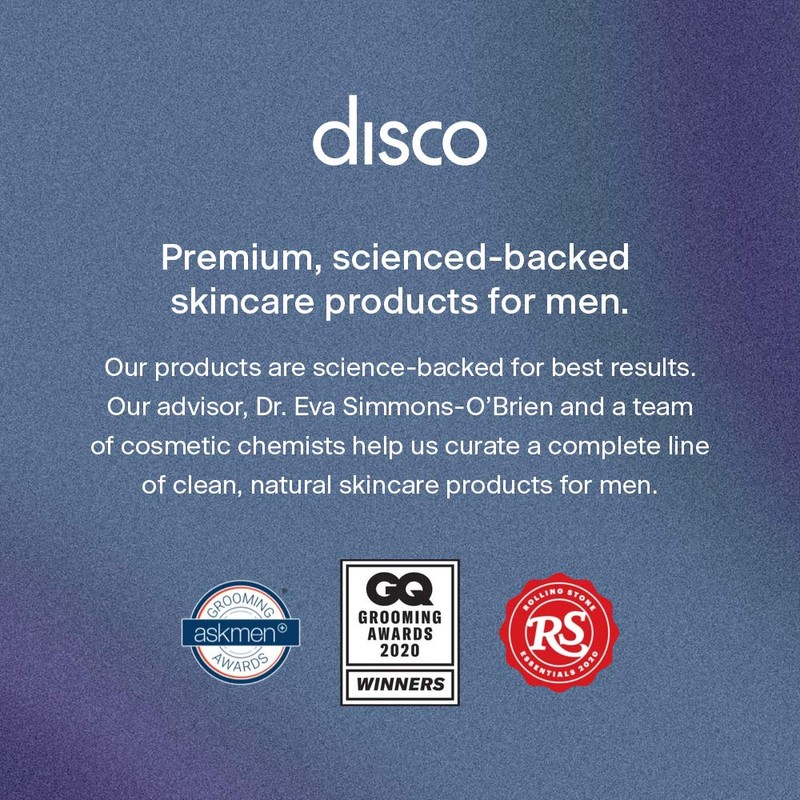 Disco Men's Eye Bag Treatment, Roller Serum for Men, Under