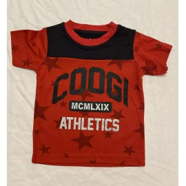 Coogi Shirt and Short baby Boys  2 Piece Red 18M 60% Cotton 40% Polyester