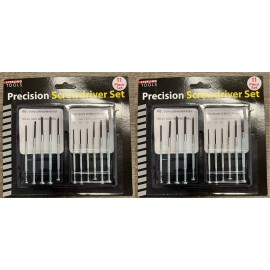Unbranded 2 Pack 11 Piece Precision Screwdriver Set eye glasses watches electronics repair
