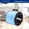 AP0601 Replacement Filter Compatible with AIRTOK AP0601 air Purifier, 4-in-1