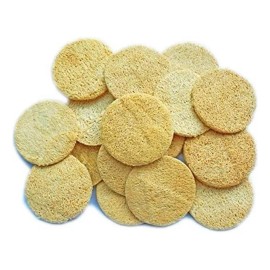 Jins-hung 18 Paquete Natural Esponja Exfoliante Face Pads - Facial Cue