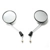 TDR Pair 6mm Thread Rear View Mirrors Motorcycle Scooter E-Bike