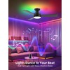 Homlit 42 inch RGB Ceiling Fan with Light, Smart App