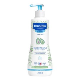 Mustela Gel Limpiador Suave con Aguacate BIO Beb 500 ml                                                                                               