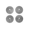 Three By Three Seattle Spot-On Mini Magnet Hooks, Stainless Steel,
