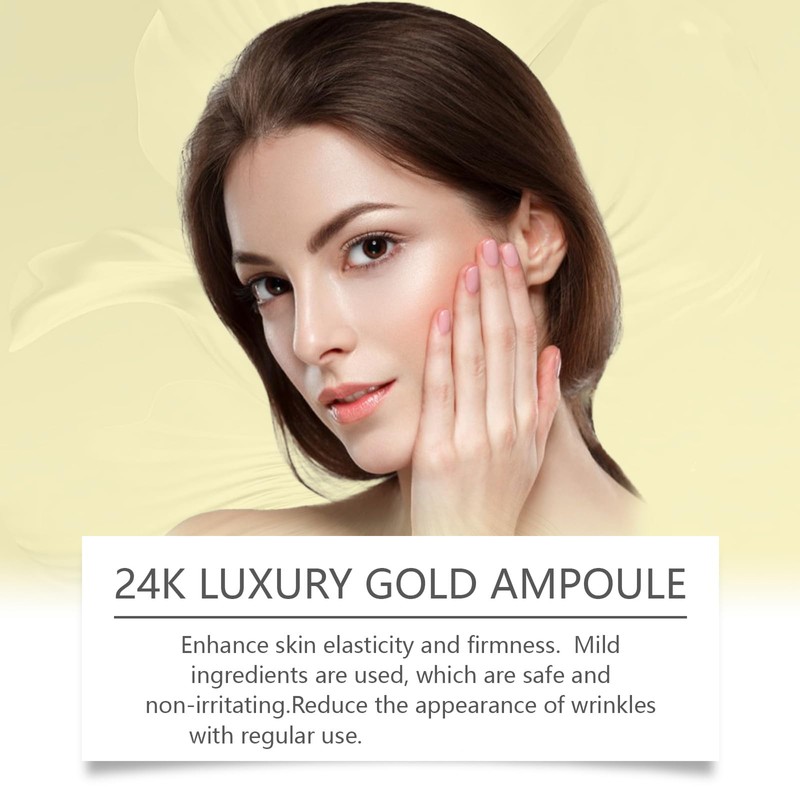 24K Gold Serum for Face - Pure Gold Hydrating Serum