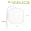 TENS Unit Replacement Pads, 20PCS 2"x2" Electrode Pads, Reusable Self-Adhesive