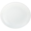 Pillivuyt Eden 11-1/2-Inch by 10-Inch Oval Porcelain Dinner Plate