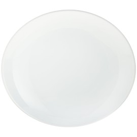 Pillivuyt Eden 11-1/2-Inch by 10-Inch Oval Porcelain Dinner Plate