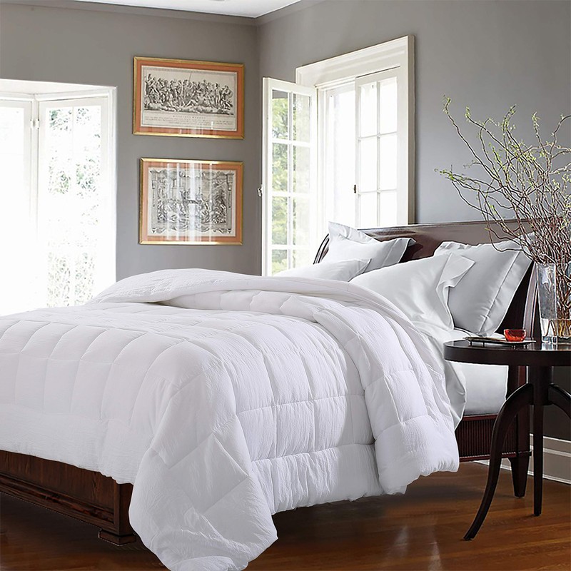 EVOLIVE All Season Pre Washed Soft Microfiber White Goose Down