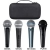 Aenllosi Hard Case for Shure SM58/PGA48/PGA58/SM48S/BETA 58A/SV200/SV100/KSM8 Microphone, Black, black,