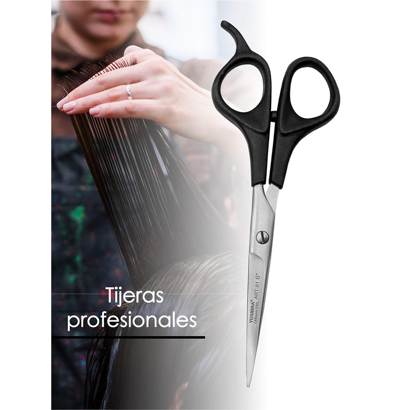 TIJERA PARA CORTE DE CABELLO PROFESIONALES, TIJERA PARA PELUQUERÍA 6"