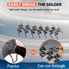 Plastic Welding Kit, 3s Instant Heating, 4 Shapes/750pcs Preciva 50W