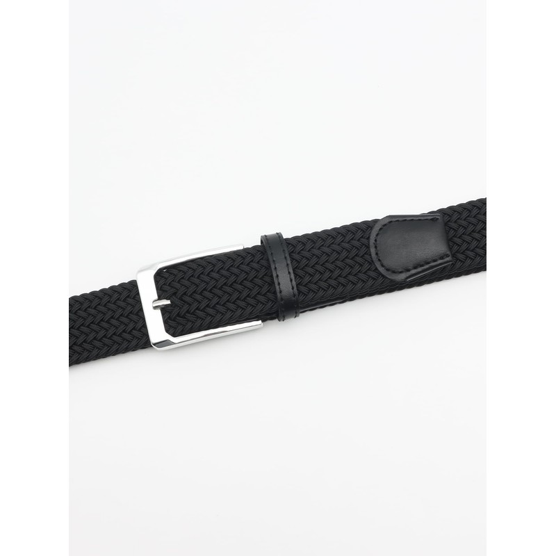 Uoocg Braided Belt Women's Men's Braided Belt Elastic Stretch Belt