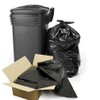 Dualplex 55 Gallon Black Trash Bags 1.2 Mil Garbage Bag