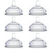 Comotomo Replacement Nipples, Slow Flow (0-3 Months) - 2 Count, 3 Packs by Comotomo
