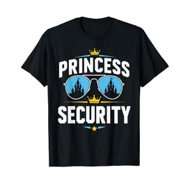 Magical Castle Sunglasses Princess Bodyguard, funny couple T-Shirt