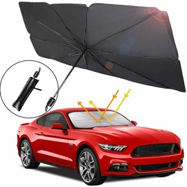 about the condition XL Car Windshield Sun Shade Foldable Umbrella Front Window Cover Visor Umbrella